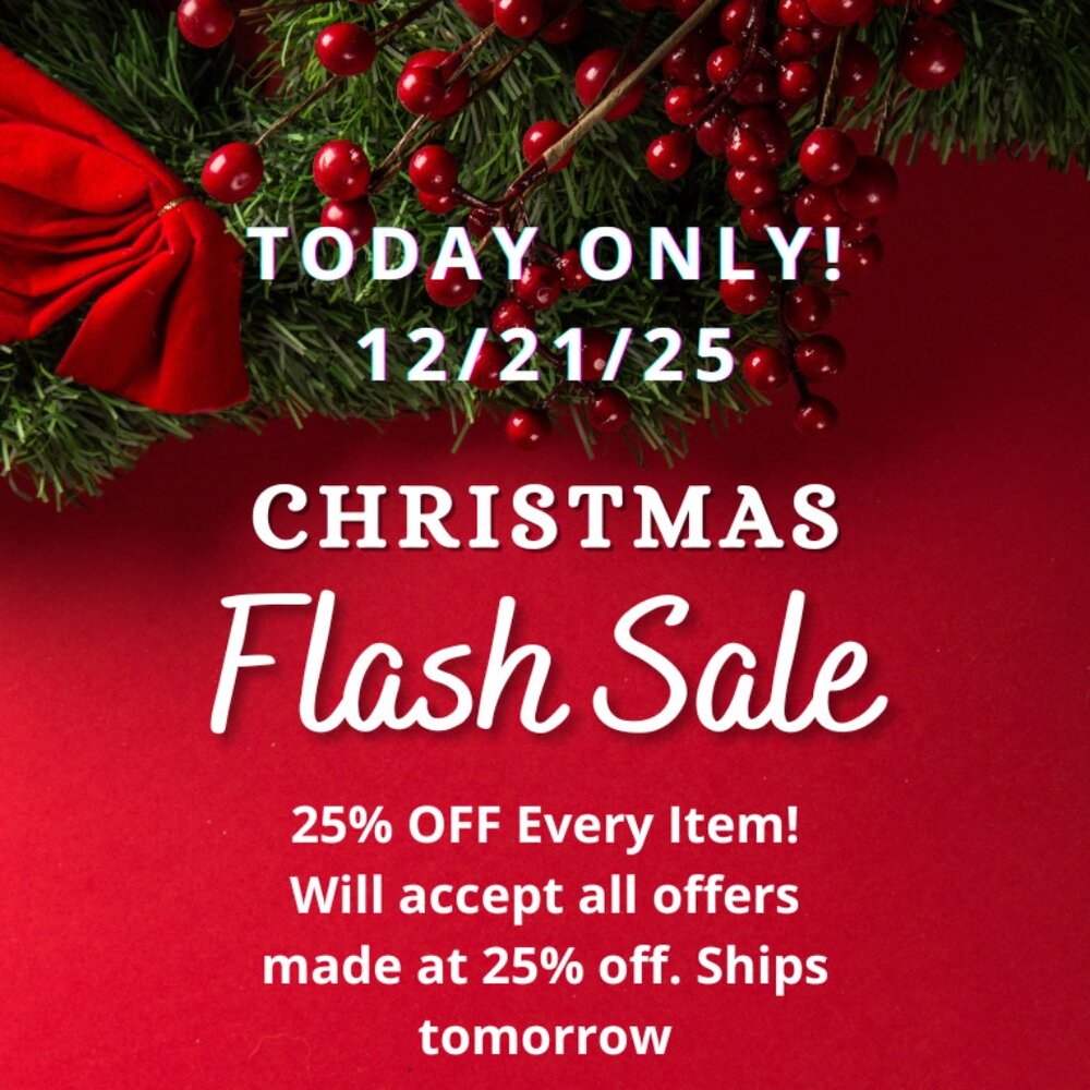 ✨FLASH SALE ✨ T O D A Y            O N L Y 25% OFF ALL ITEMS